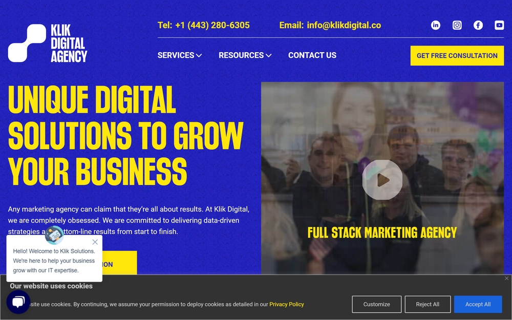 img of B2B Digital Marketing Agency - Klik Digital